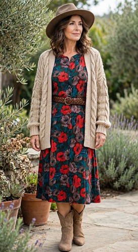 1970s richard stump dress - 1970s,