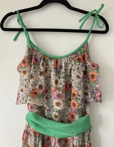 Vintage 1970s floral dress - floral,