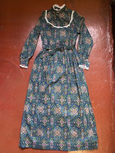 1970s vintage dress prairie