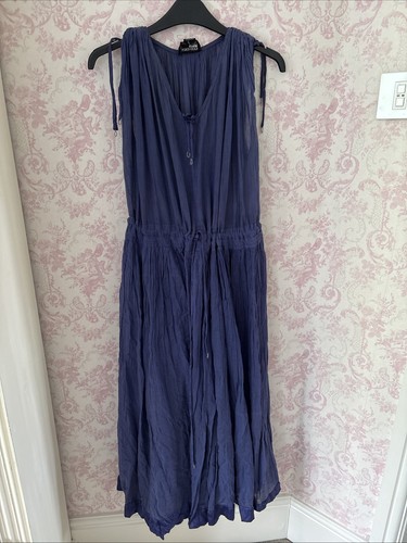 Vintage 1970 blue - blue, cotton