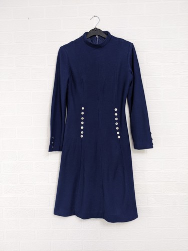 Vtg leygil blue dress size - vtg,