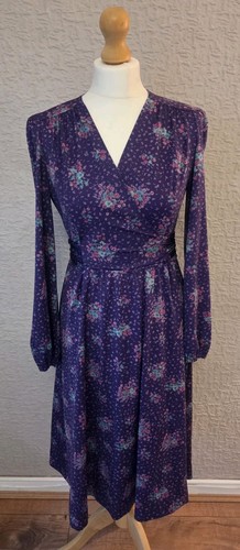 Vintage 1970s faux wrap dress - vintage,