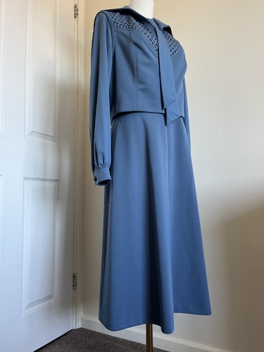 Vintage 1970s blue modest - vintage,