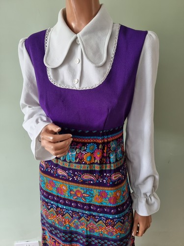 Vintage 1960s 1970s purple - /,