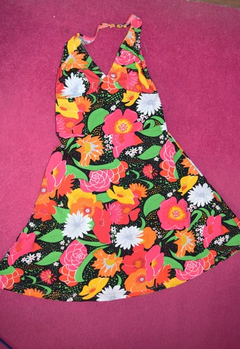 1970s vintage cute beach dress