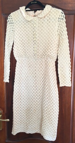 Genuine 1970 cream - cream, lacey