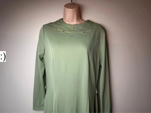 Vintage 1970s 1980s sage green - 1970s/1980s,