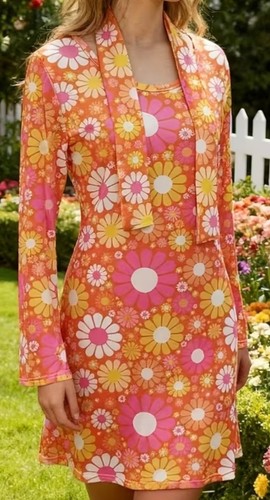 Vintage bohemian dress - 70's,