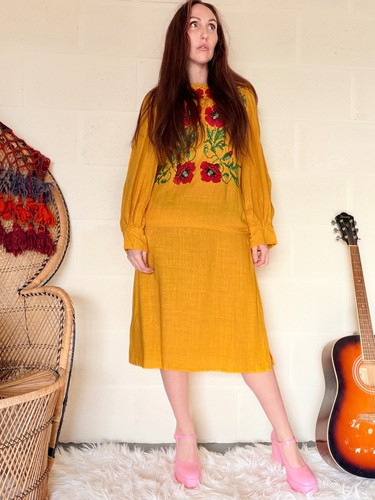 Vintage 1970s embroidered - vintage,