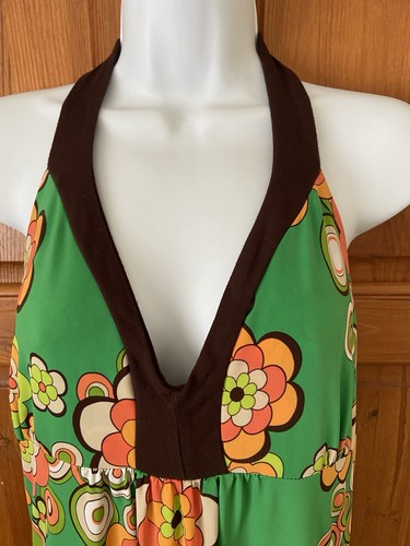 Vintage halter neck maxi - vintage,