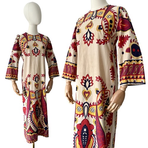 1970 vintage bohemian - vintage, cotton