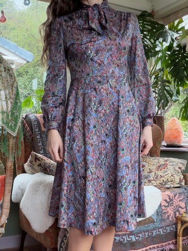Vintage 1970s day dress long - day,