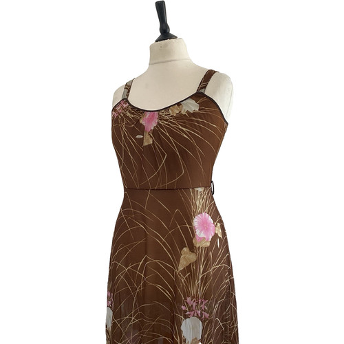 Vintage 1970s maxi dress - maxi, sheer