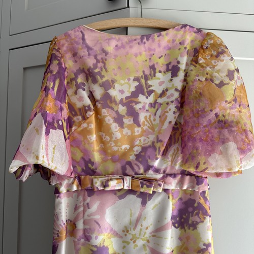 Vintage 1970s puff sleeve long - 1970s,