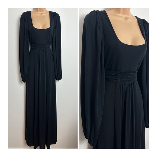 Vintage 1970s zanie black long - zanie,