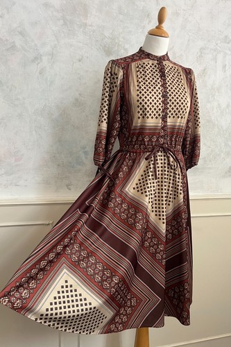 Vintage retro 1970 brown red - vintage,
