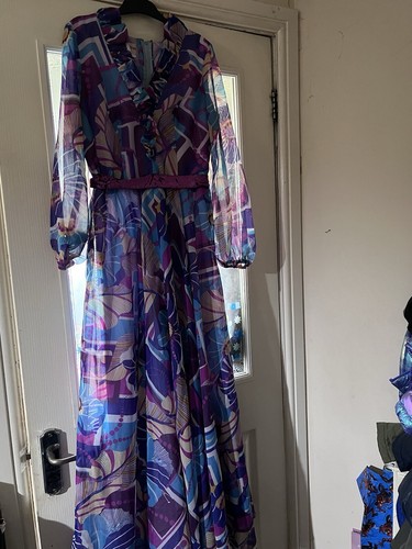 Vintage 1970s maxi dress size - dress,