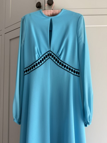 Vintage 1960s 1970s - , turquoise