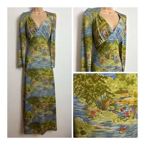 Vintage 70s green stylised - vintage,