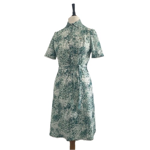 Vintage 1970s dress green - 1970s,