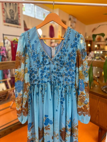 Vintage 1970s handmade blue - handmade,