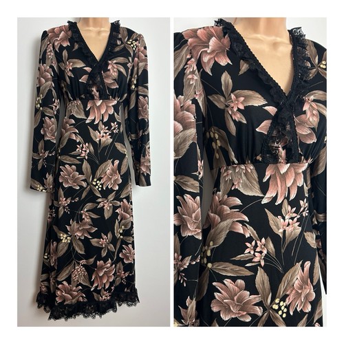 Vintage 1970s black brown - vintage,
