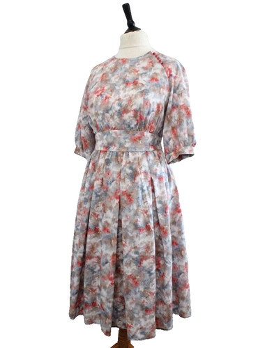 Vintage 1970s midi dress - midi,