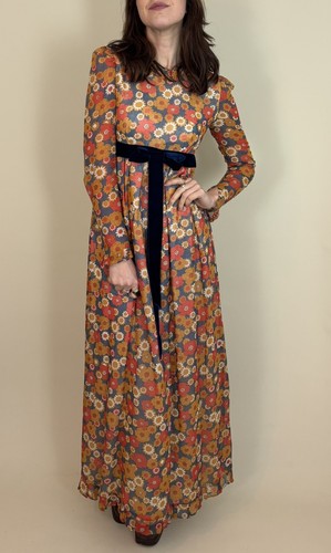 Vintage 1970s floral maxi - 1970s,