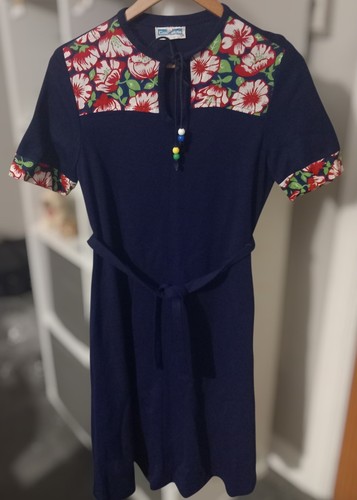 Vintage 1970s courtelle navy - 1970s,