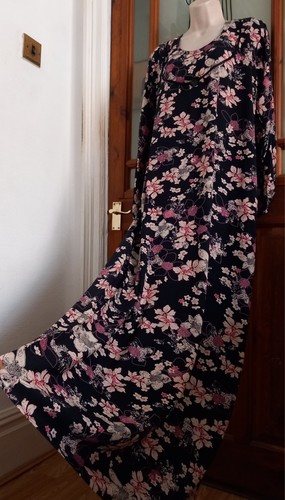Vtg 70s handmade floral - handmade,