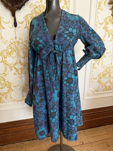 Vintage 1970s dress with - vintage,