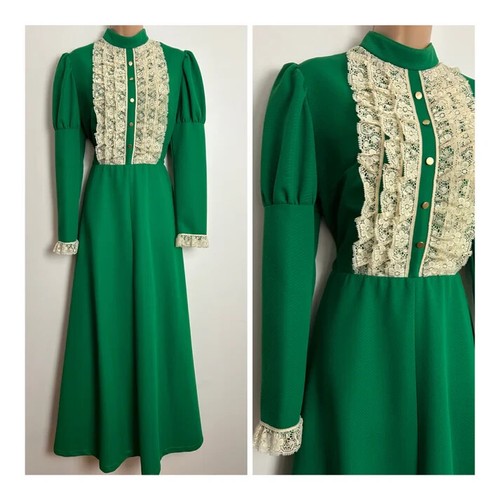 Vintage 1970s size - 1970s, green