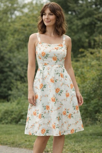 Vintage 70s floral - floral, sundress