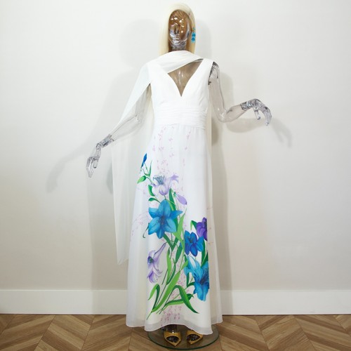 Vintage 1970s floral maxi - floral,